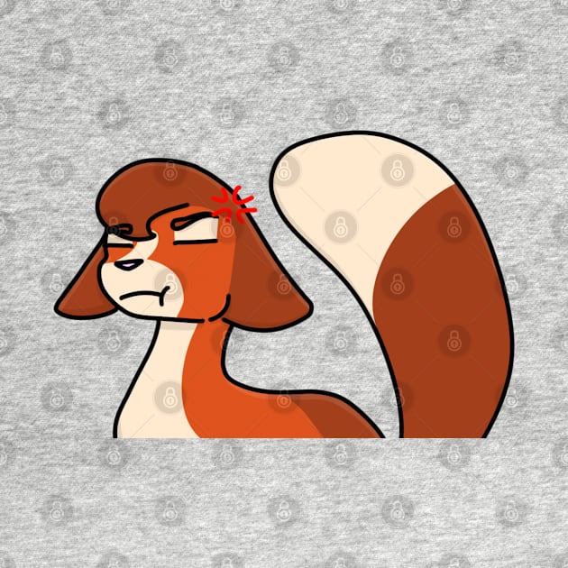 Angry Squirrelpaw by ceolsonart